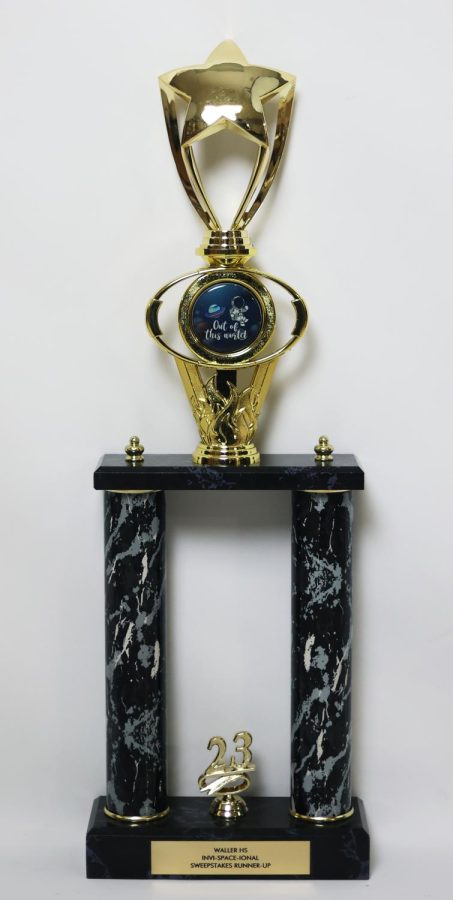 The trophy that was won at the interventional 
