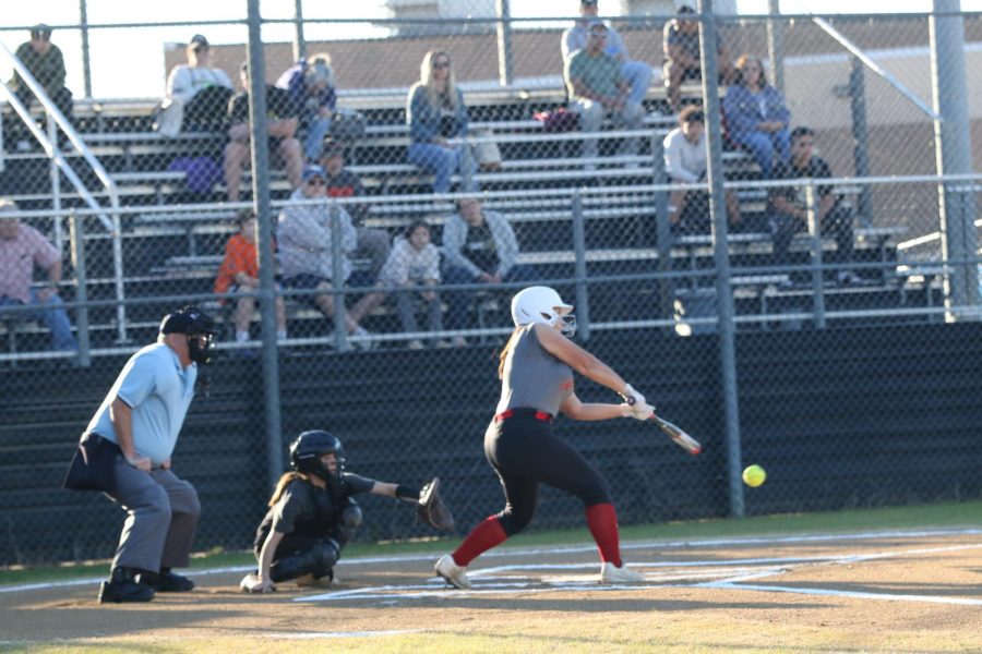 Isabel Ircheta hitting her first home run of the season. " When i hit that home run my heart was racing and I was so proud that it was not cough." Isabel said