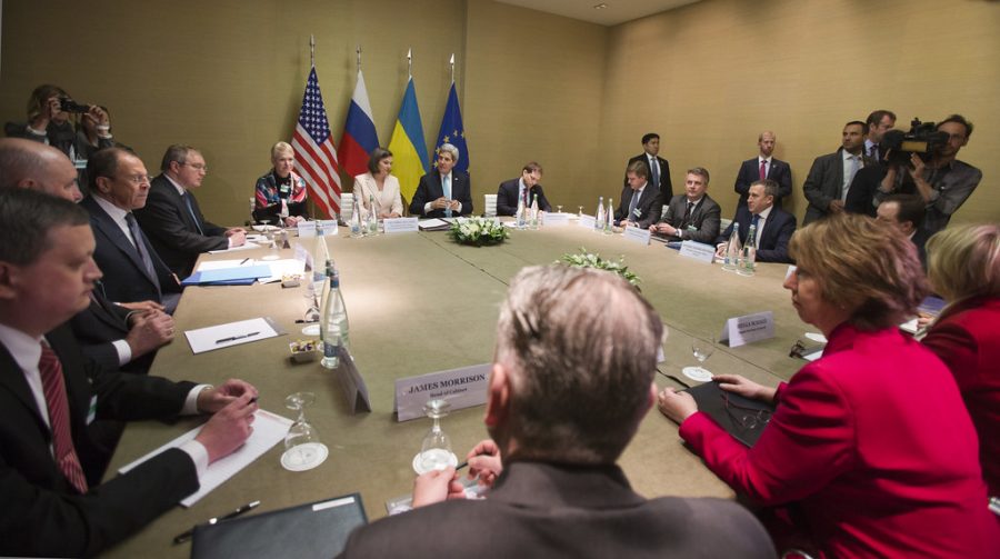 U.S. Hosts Meeting with Ukraine, Russia and European Partners by US Mission Geneva is marked with CC BY-ND 2.0.