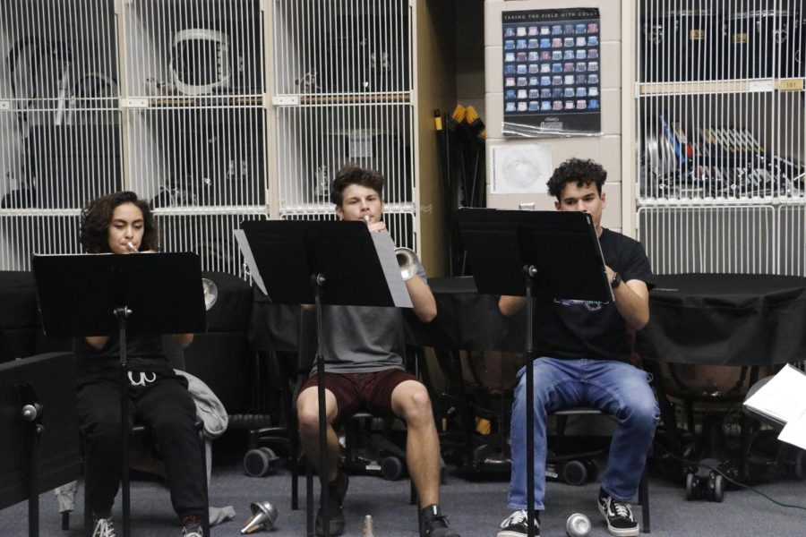 the trumpets sounding like one big family and helping each other as the music goes on.