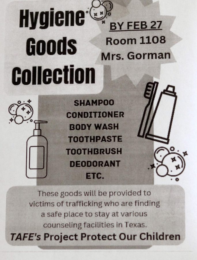TAFE collects hygiene goods