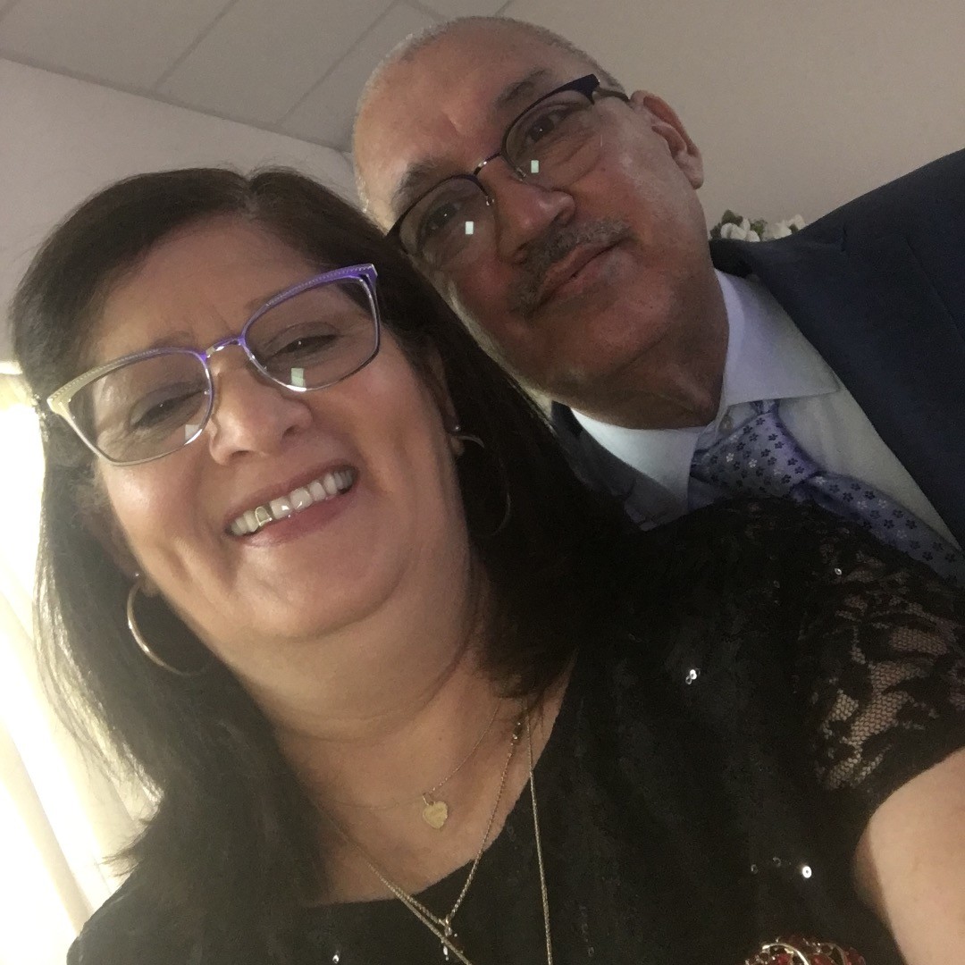 Spanish teacher Rene Hinojosa and his wife Loren Hinojosa take a selfie together, posted on Instagram on Oct. 3, 2021.