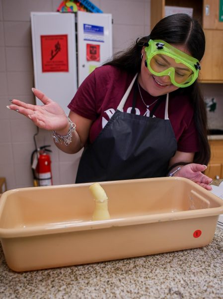 Navigation to Story: Senior faces pressure to succeed, does so through STEM